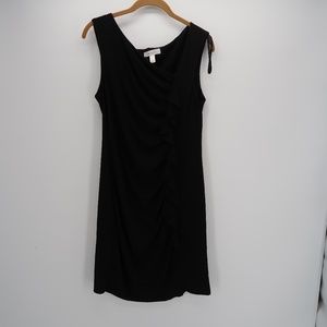 Dress Barn V-Neck Ruffle Sleeveless Party Dress